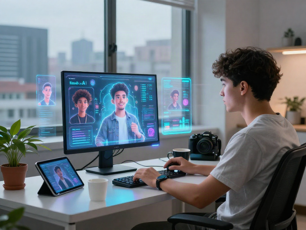 Experience the innovative ai gf technology in a modern workspace.